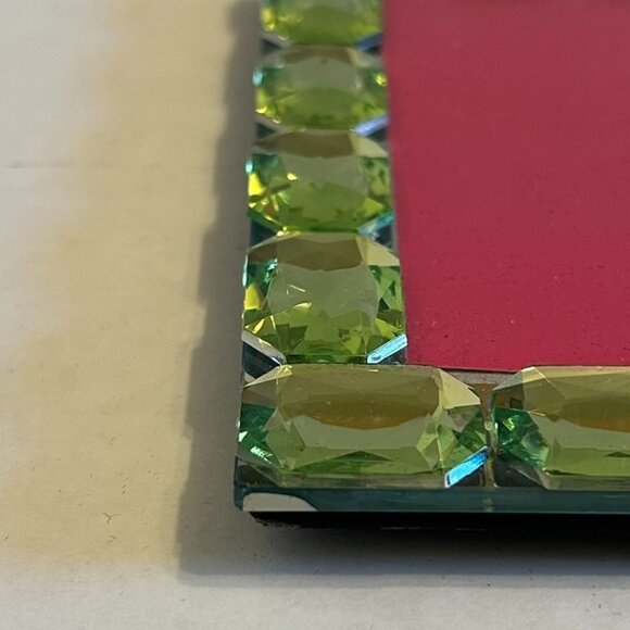 Bouclair 4"x6" green bejewelled picture frame - Picture 10 of 10